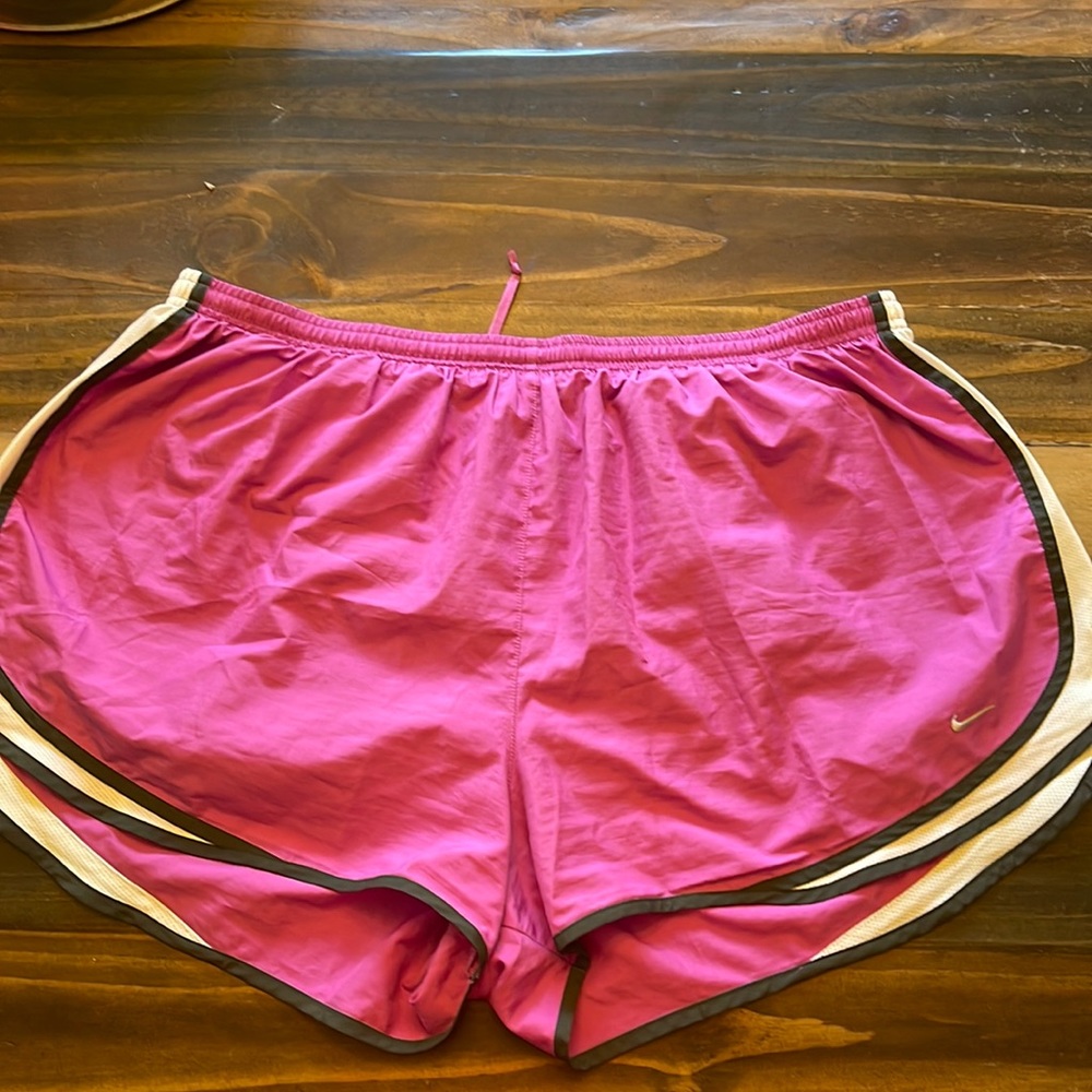 PLUS SIZE NIKE DRI FIT TIEMPO SHORTS - PURPLE 2X